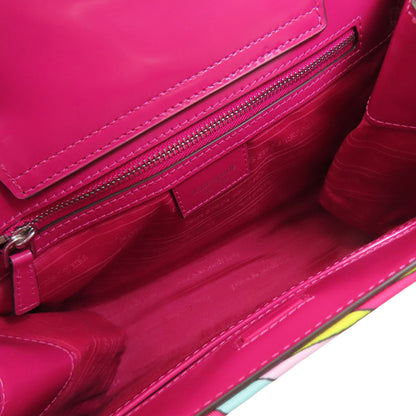 kate spade ケイトスペード フラワー 2WAY ハンドバッグ ナイロン レディース 中古