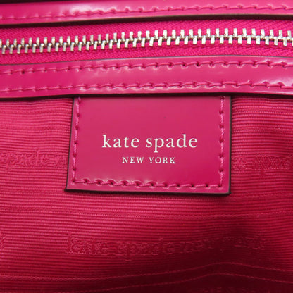kate spade ケイトスペード フラワー 2WAY ハンドバッグ ナイロン レディース 中古