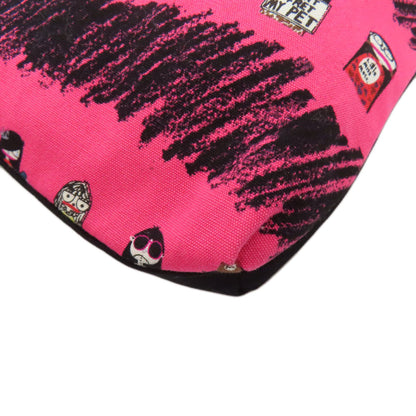 MARC BY MARC JACOBS マークバイマークジェイコブス I LOVE MISS MAKC 人物柄 トートバッグ キャンバス レディース 中古