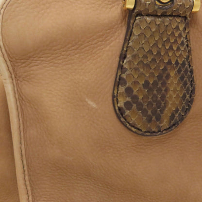 GUCCI グッチ 323657 ヌバック ハンドバッグ カーフ レディース 中古
