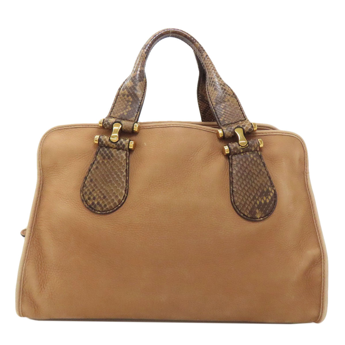 GUCCI グッチ 323657 ヌバック ハンドバッグ カーフ レディース 中古