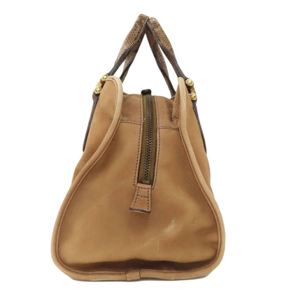 GUCCI グッチ 323657 ヌバック ハンドバッグ カーフ レディース 中古