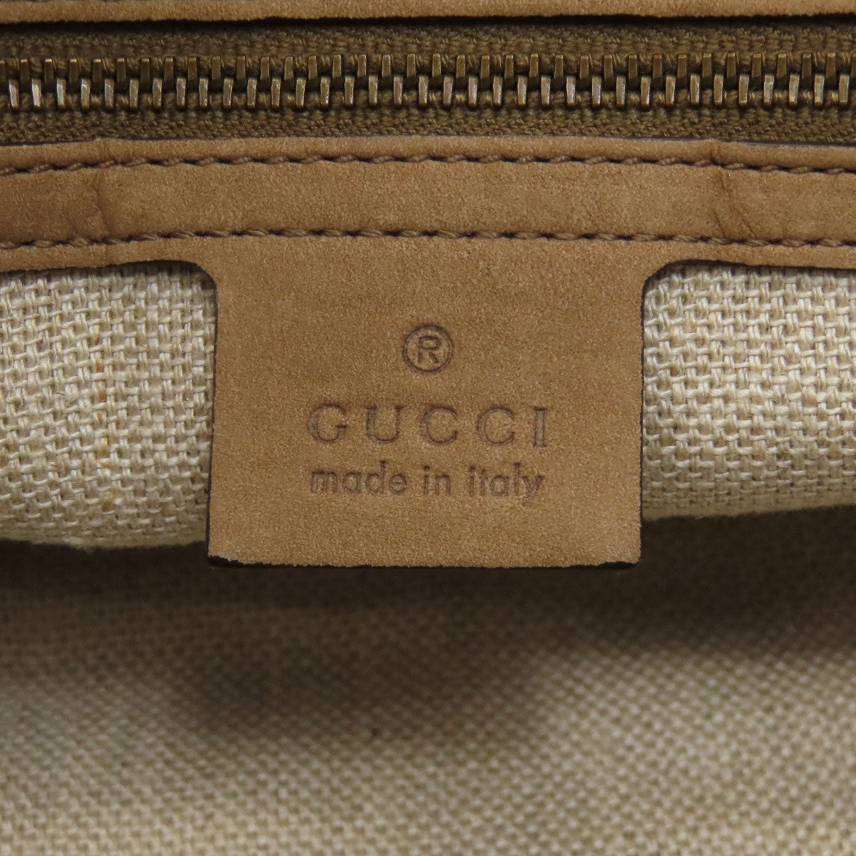 GUCCI グッチ 323657 ヌバック ハンドバッグ カーフ レディース 中古