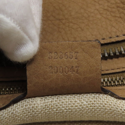 GUCCI グッチ 323657 ヌバック ハンドバッグ カーフ レディース 中古