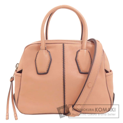 TODS トッズ マイキー ミニボウラー 2WAY ハンドバッグ レザー レディース 中古