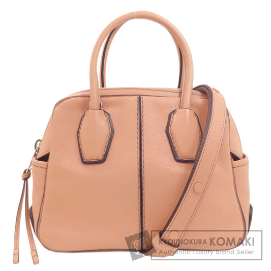 TODS トッズ マイキー ミニボウラー 2WAY ハンドバッグ レザー レディース 中古