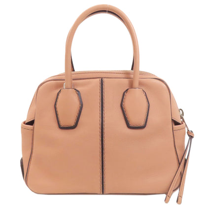 TODS トッズ マイキー ミニボウラー 2WAY ハンドバッグ レザー レディース 中古