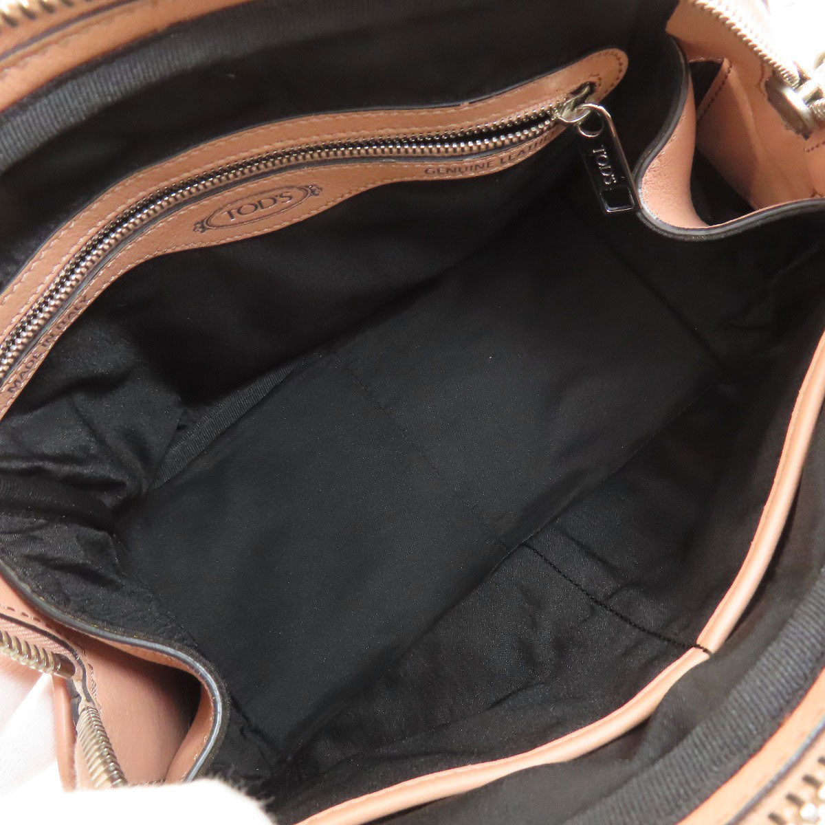 TODS トッズ マイキー ミニボウラー 2WAY ハンドバッグ レザー レディース 中古