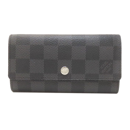 LOUIS VUITTON ルイヴィトン N63139 ポルトクレ・ヴォワテュール キーケース ダミエキャンバス レディース 中古