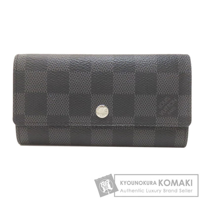 LOUIS VUITTON ルイヴィトン N63139 ポルトクレ・ヴォワテュール キーケース ダミエキャンバス レディース 中古
