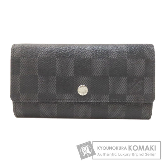 LOUIS VUITTON ルイヴィトン N63139 ポルトクレ・ヴォワテュール キーケース ダミエキャンバス レディース 中古