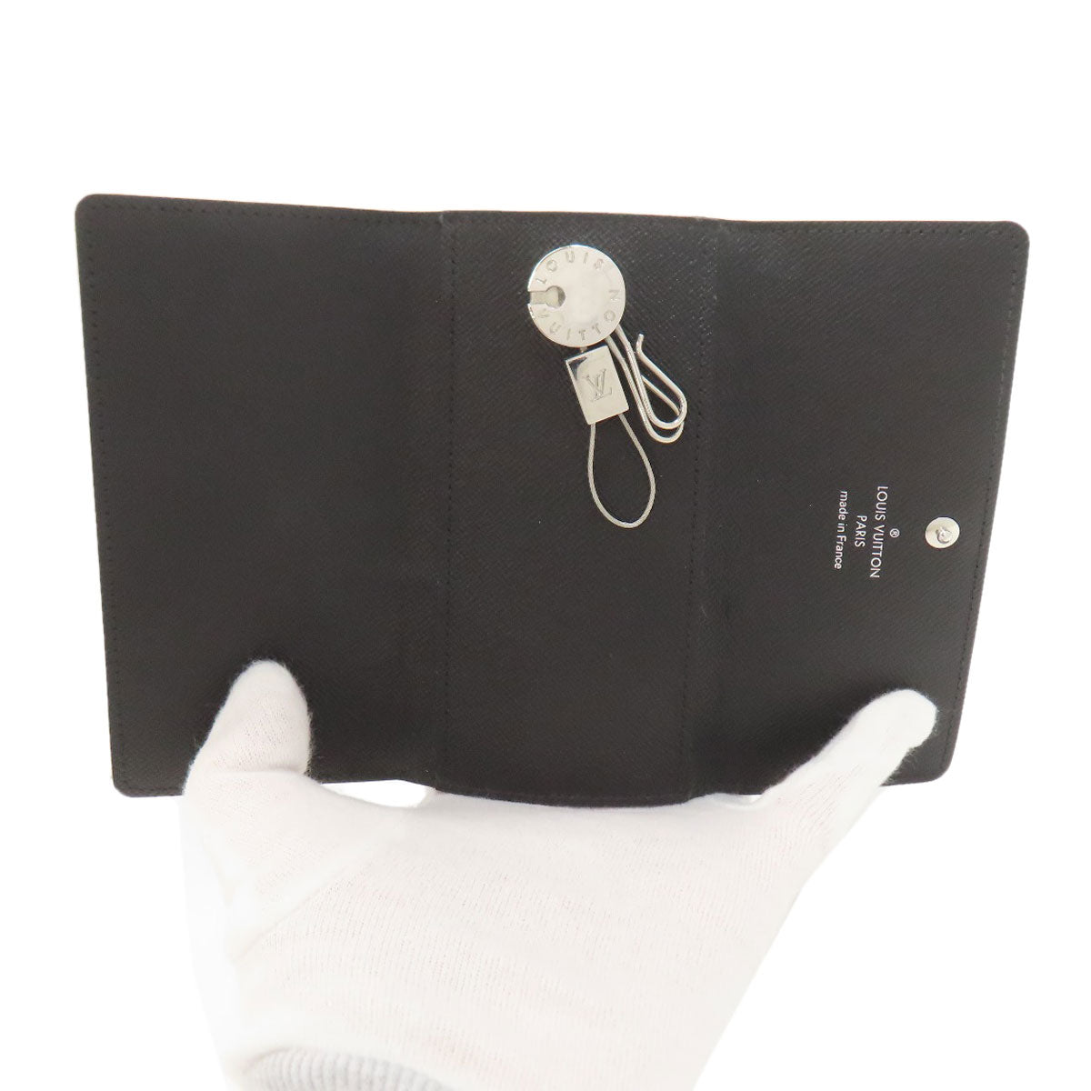 LOUIS VUITTON ルイヴィトン N63139 ポルトクレ・ヴォワテュール キーケース ダミエキャンバス レディース 中古