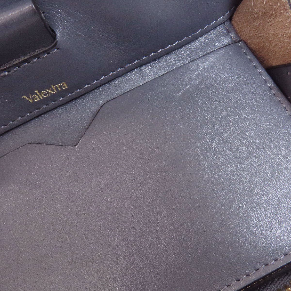 Valextra ヴァレクストラ ミニ パスパトート 2WAY ハンドバッグ レザー レディース 中古
