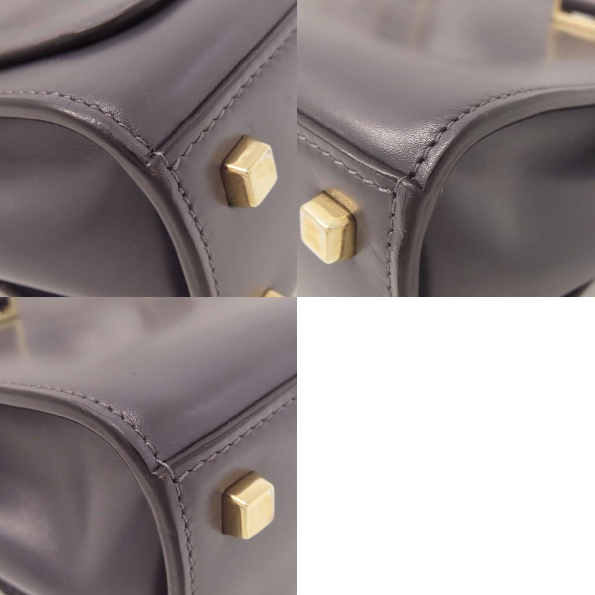 Valextra ヴァレクストラ ミニ パスパトート 2WAY ハンドバッグ レザー レディース 中古