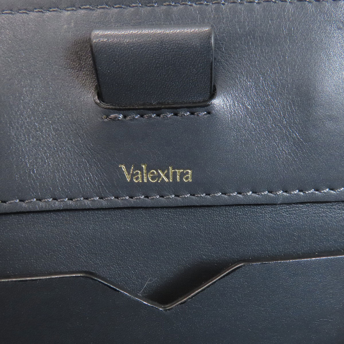 Valextra ヴァレクストラ ミニ パスパトート 2WAY ハンドバッグ レザー レディース 中古