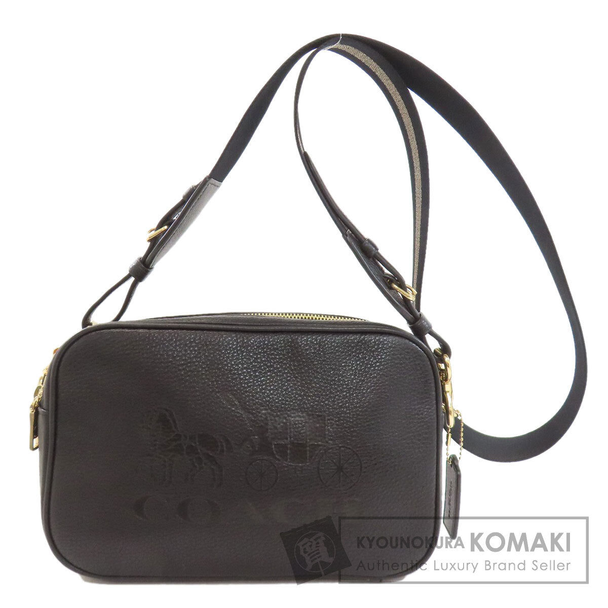 COACH コーチ F75818 ホースアンドキャリッジ ショルダーバッグ レザー レディース 中古