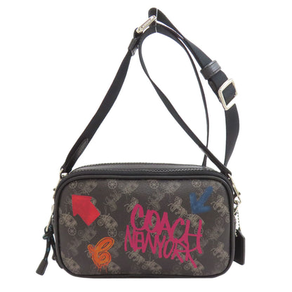 COACH コーチ F84640 ロングショルダー ショルダーバッグ PVC レディース 中古