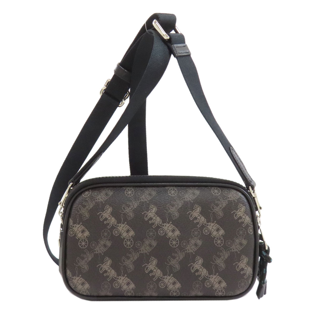 COACH コーチ F84640 ロングショルダー ショルダーバッグ PVC レディース 中古