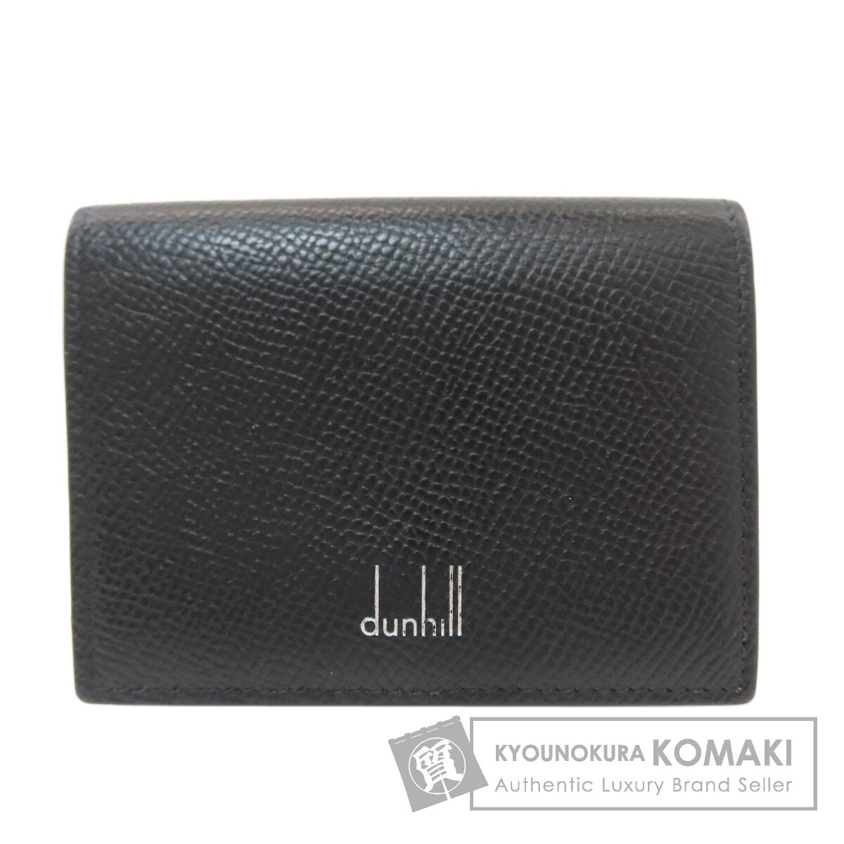 Dunhill ダンヒル ロゴ 二つ折り財布（小銭入れあり） レザー メンズ 中古