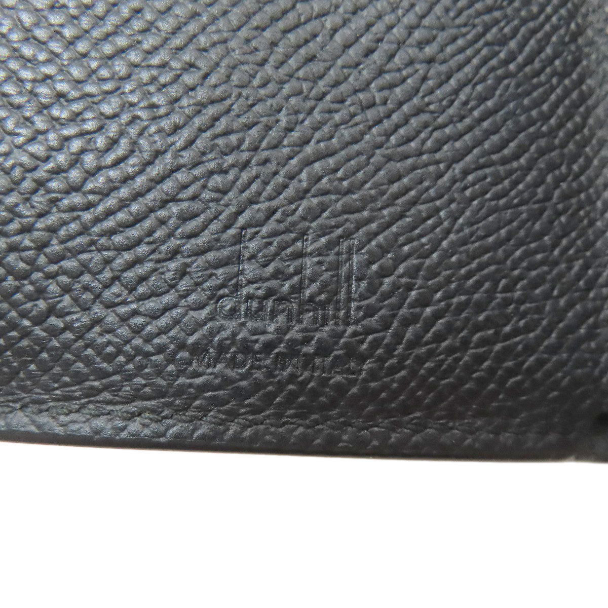 Dunhill ダンヒル ロゴ 二つ折り財布（小銭入れあり） レザー メンズ 中古