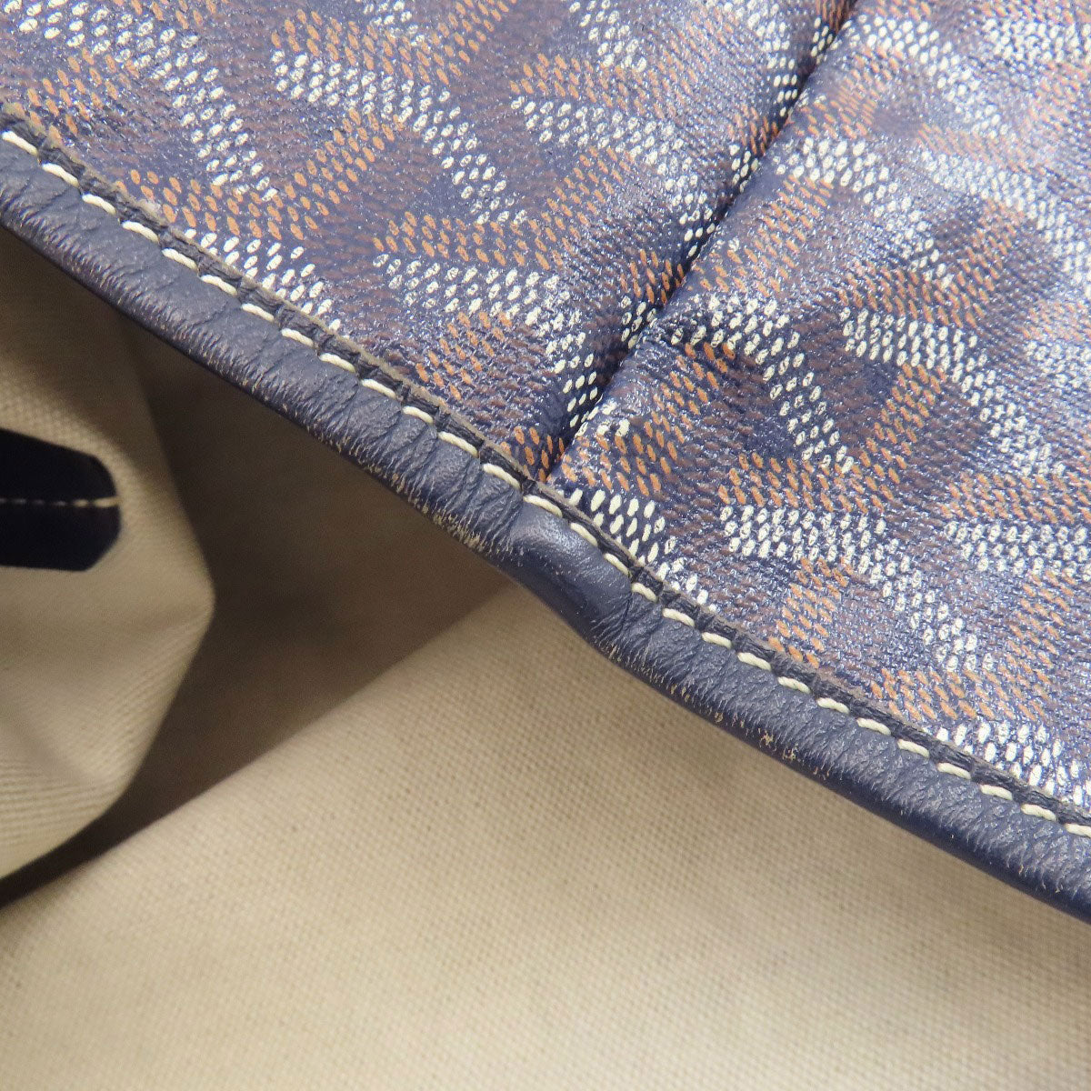 GOYARD ゴヤール サンルイGM トートバッグ コーティングキャンバス レディース 中古