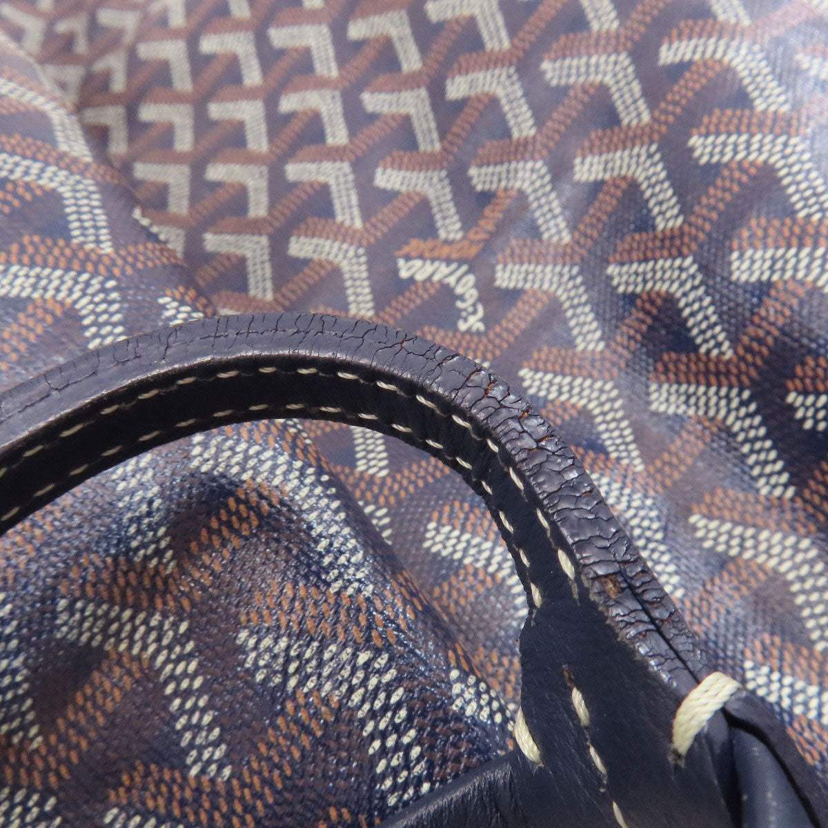 GOYARD ゴヤール サンルイGM トートバッグ コーティングキャンバス レディース 中古
