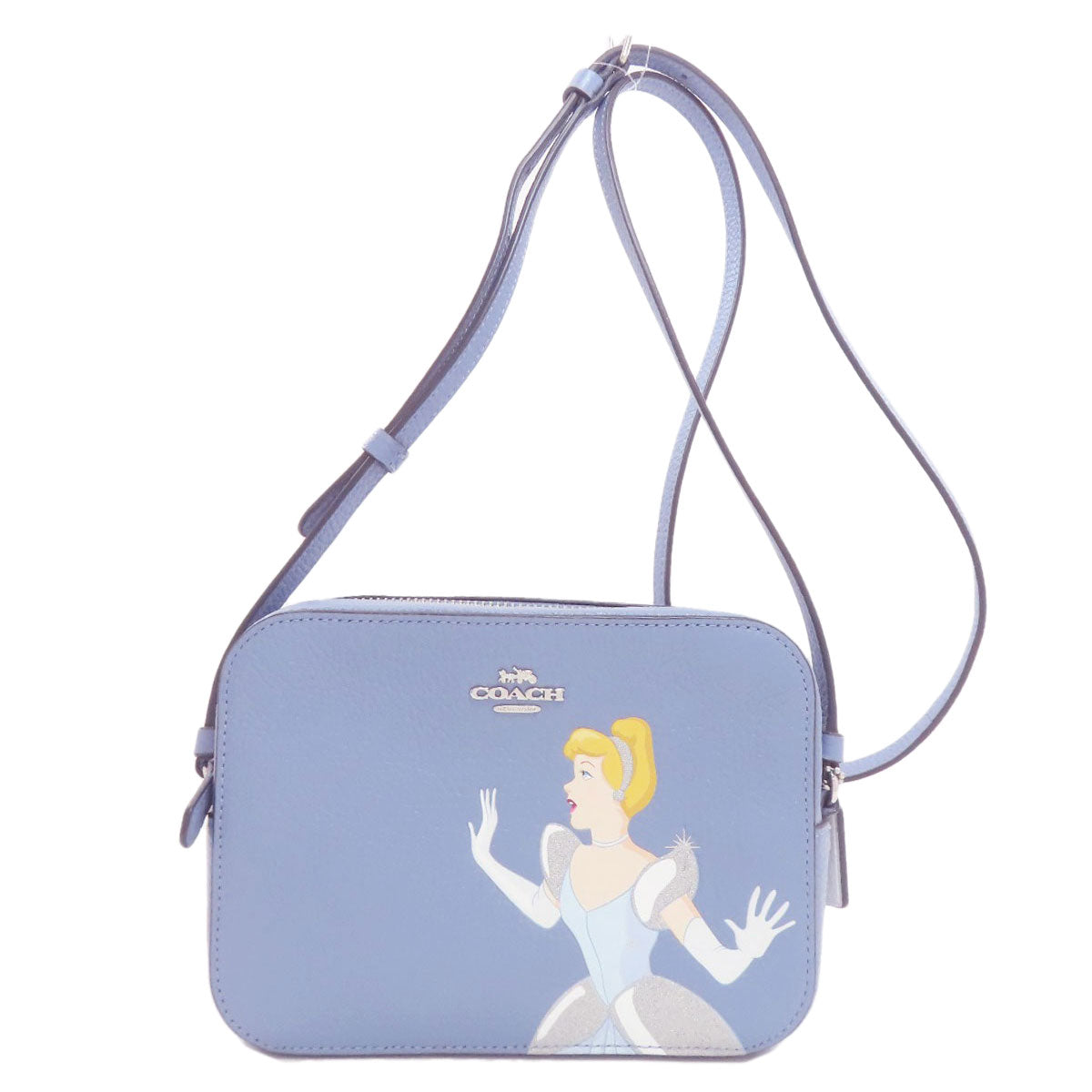 COACH コーチ C3406 ディズニーコラボ ショルダーバッグ レザー レディース 中古