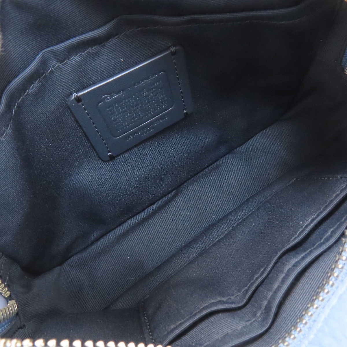 COACH コーチ C3406 ディズニーコラボ ショルダーバッグ レザー レディース 中古