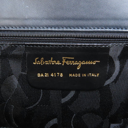 Salvatore Ferragamo サルヴァトーレフェラガモ ヴァラリボン 2WAY ハンドバッグ レザー レディース 中古