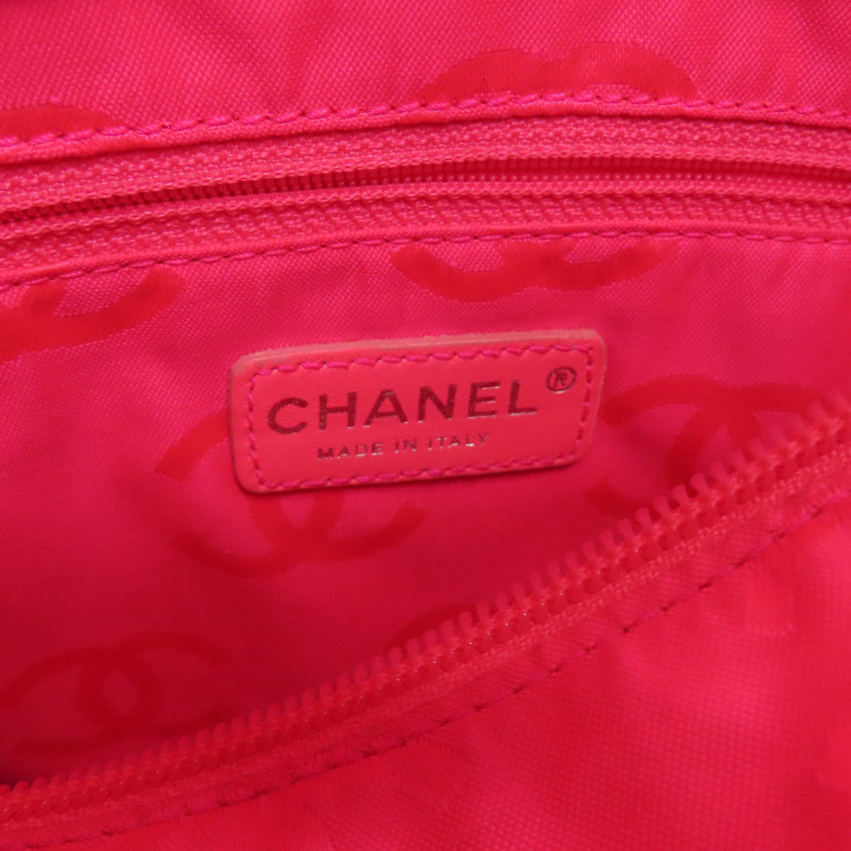 CHANEL シャネル カンボンライン シルバー金具 ハンドバッグ カーフ レディース 中古