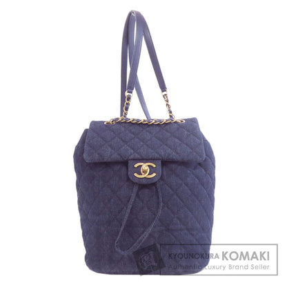 CHANEL シャネル マトラッセ ココマーク ゴールド金具 リュック・デイパック デニム レディース 中古