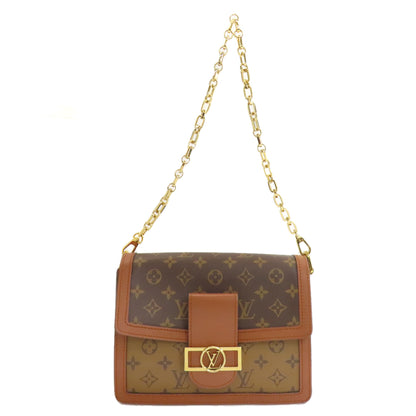 LOUIS VUITTON ルイヴィトン M45958 ドーフィーヌMM ハンドバッグ モノグラムキャンバス レディース 中古