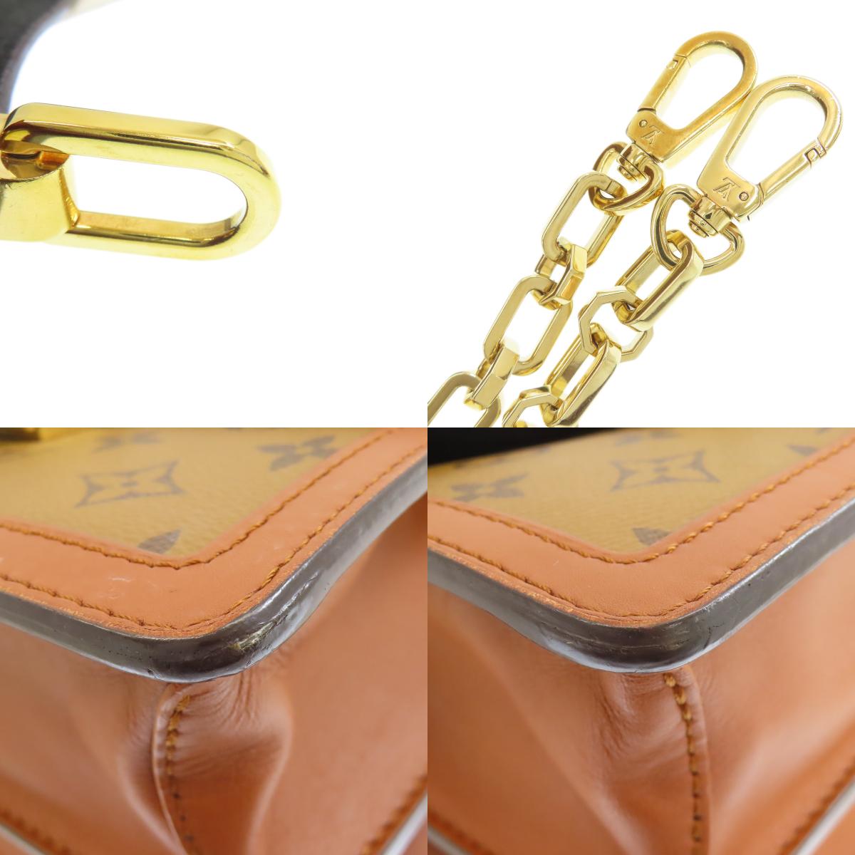 LOUIS VUITTON ルイヴィトン M45958 ドーフィーヌMM ハンドバッグ モノグラムキャンバス レディース 中古