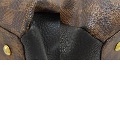 LOUIS VUITTON ルイヴィトン N41487 ノルマンディー ハンドバッグ ダミエキャンバス レディース 中古