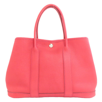 HERMES エルメス ガーデンパーティTPM シルバー金具 ハンドバッグ トゴ レディース 中古
