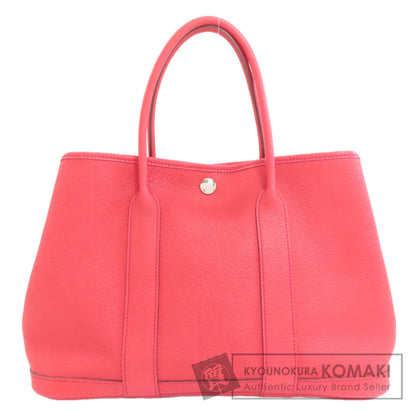 HERMES エルメス ガーデンパーティTPM シルバー金具 ハンドバッグ トゴ レディース 中古