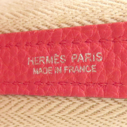 HERMES エルメス ガーデンパーティTPM シルバー金具 ハンドバッグ トゴ レディース 中古