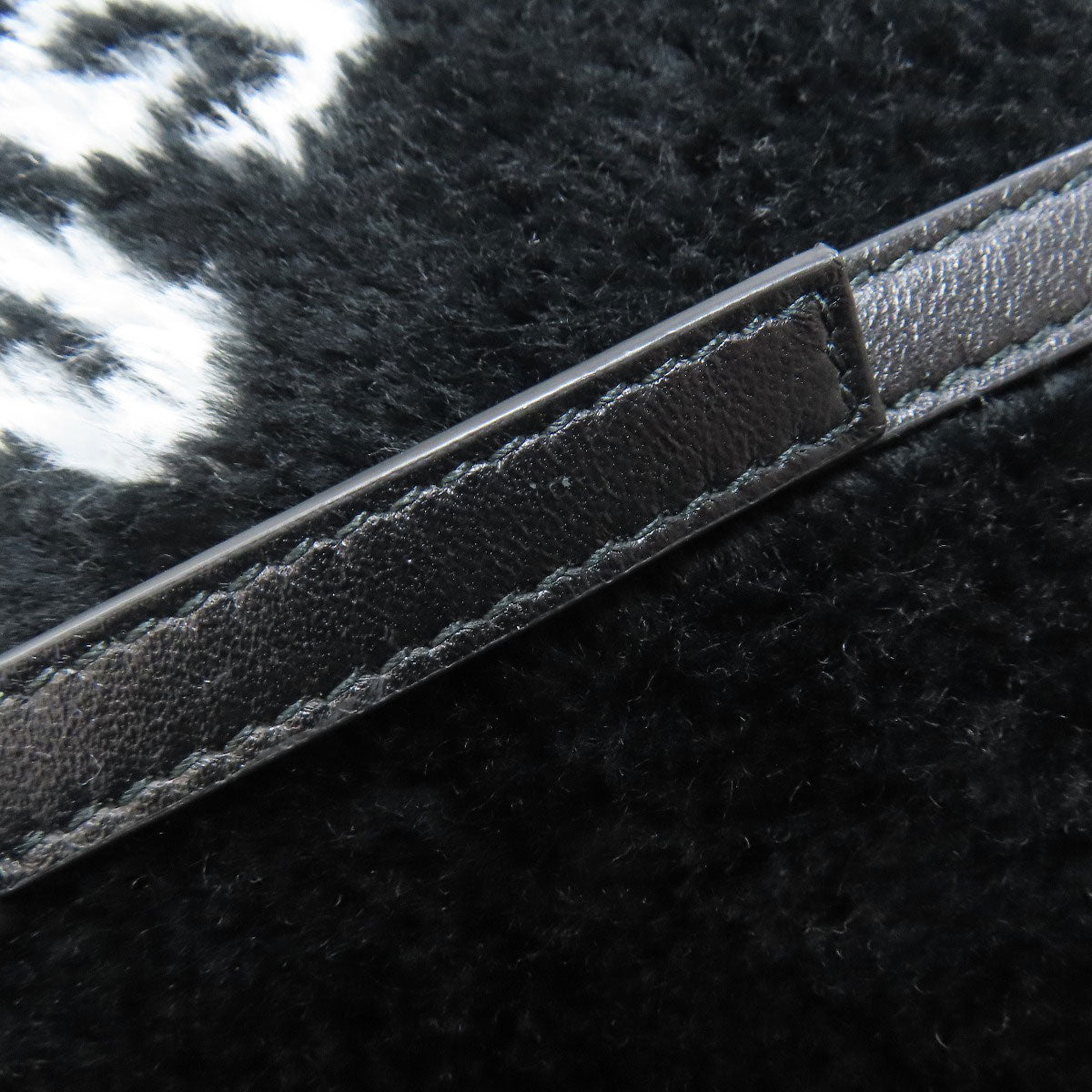 BALENCIAGA バレンシアガ 581762 エブリデイ 2WAY ハンドバッグ ファー レディース 中古