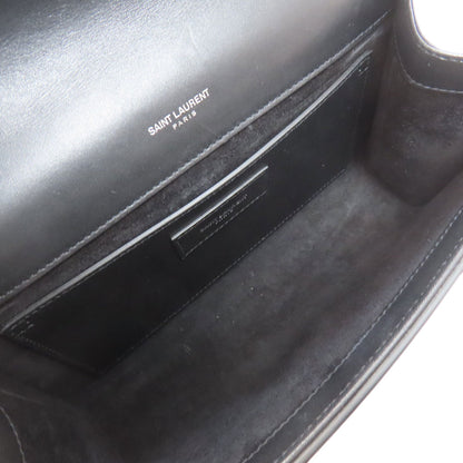 YVES SAINT LAURENT イヴ・サンローラン クラシック ケイト チェーンショルダー ショルダーバッグ カーフ レディース 中古