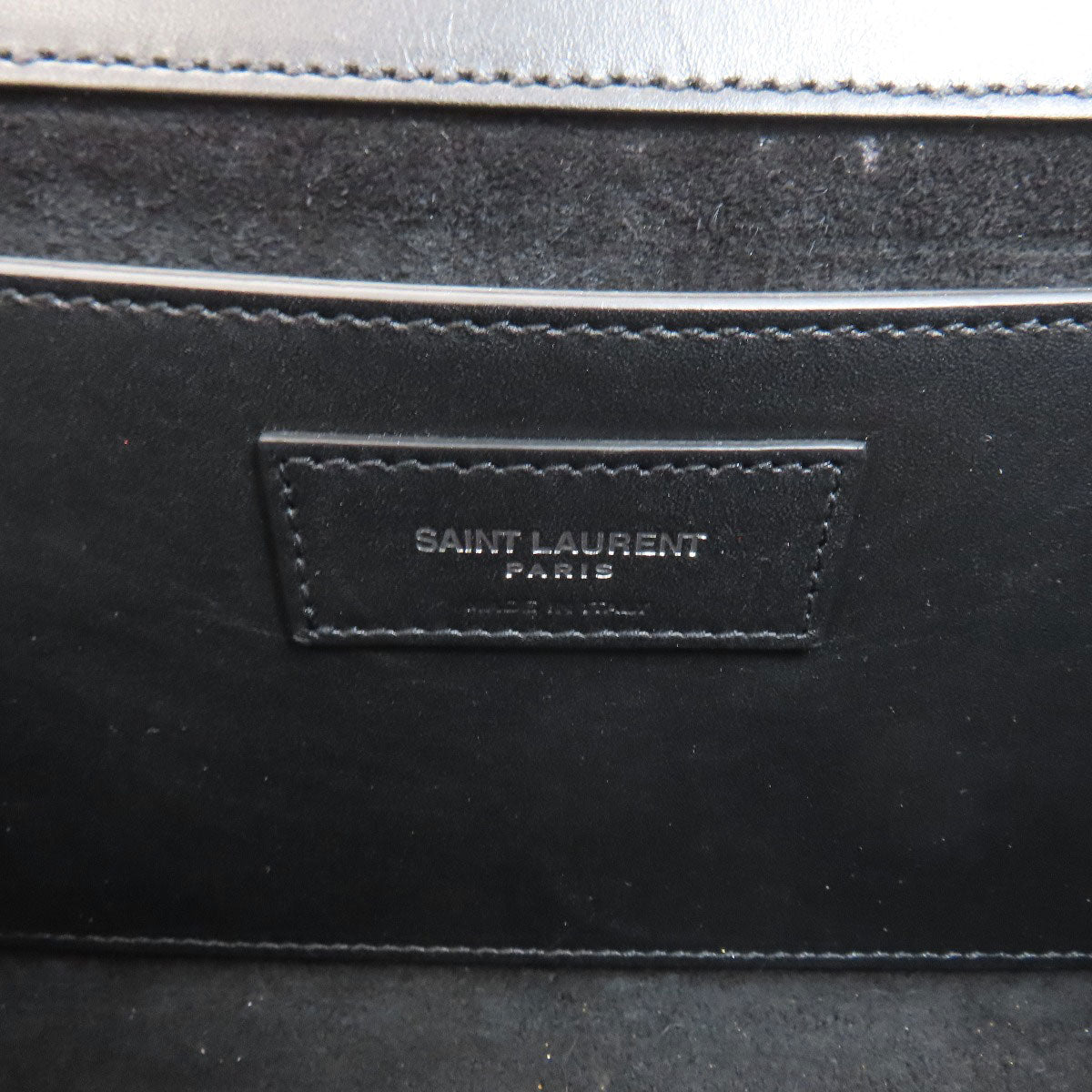YVES SAINT LAURENT イヴ・サンローラン クラシック ケイト チェーンショルダー ショルダーバッグ カーフ レディース 中古