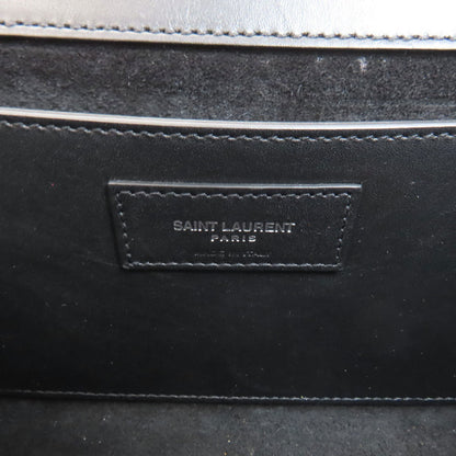 YVES SAINT LAURENT イヴ・サンローラン クラシック ケイト チェーンショルダー ショルダーバッグ カーフ レディース 中古