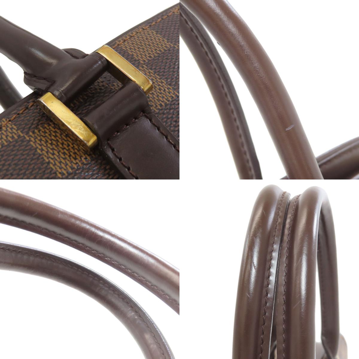 LOUIS VUITTON ルイヴィトン N51282 サリア・ホリゾンタル トートバッグ ダミエキャンバス レディース 中古