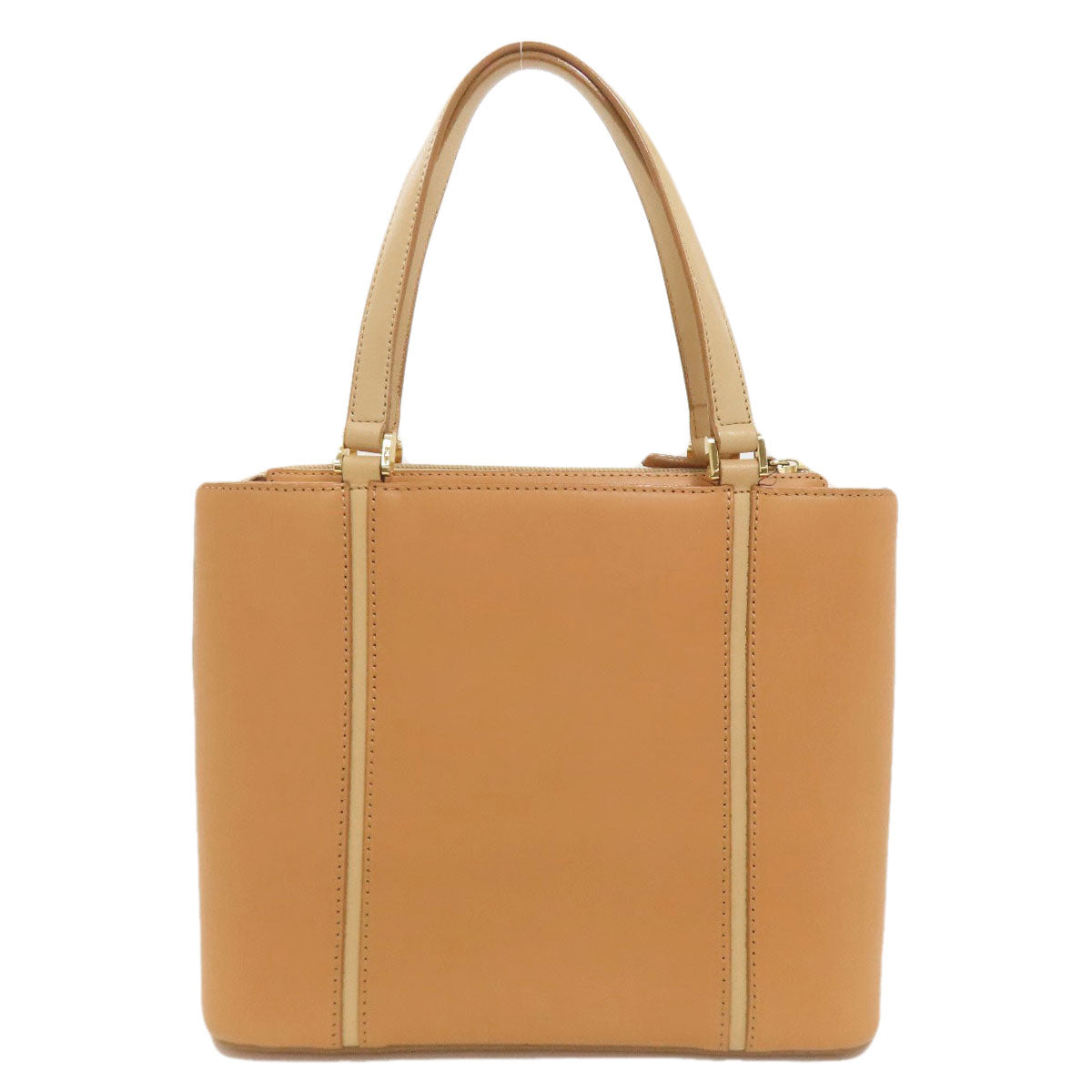 BURBERRY バーバリー ロゴ ハンドバッグ レザー レディース 中古