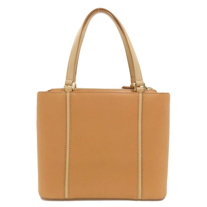 BURBERRY バーバリー ロゴ ハンドバッグ レザー レディース 中古