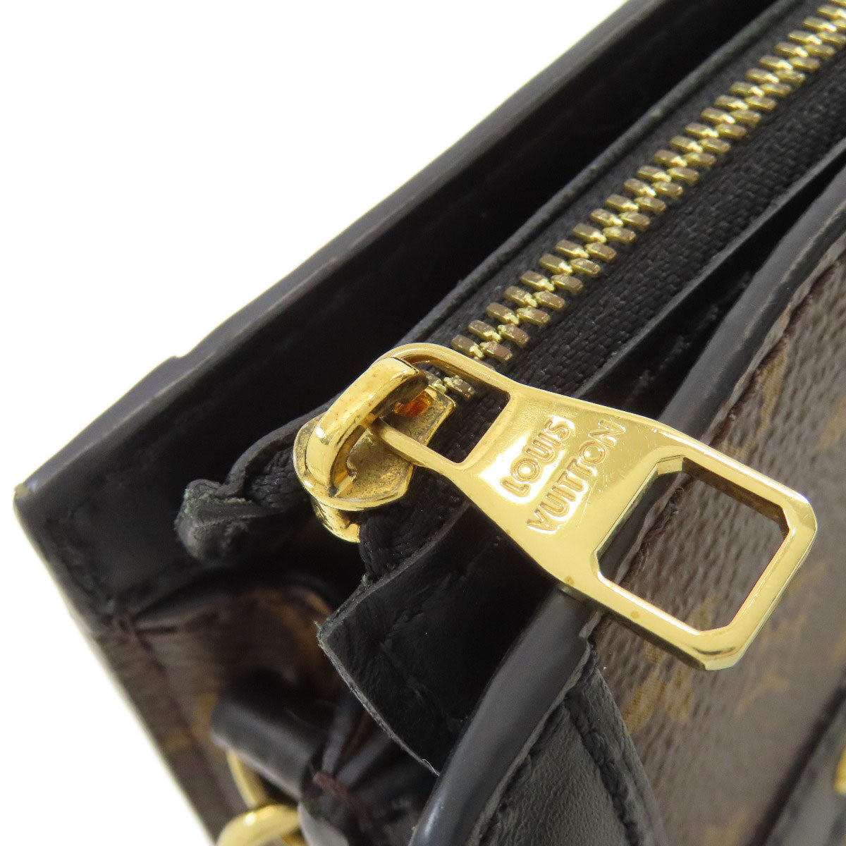 LOUIS VUITTON ルイヴィトン M43596 トランククラッチ ショルダーバッグ モノグラムリバース レディース 中古