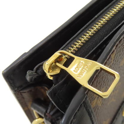 LOUIS VUITTON ルイヴィトン M43596 トランククラッチ ショルダーバッグ モノグラムリバース レディース 中古
