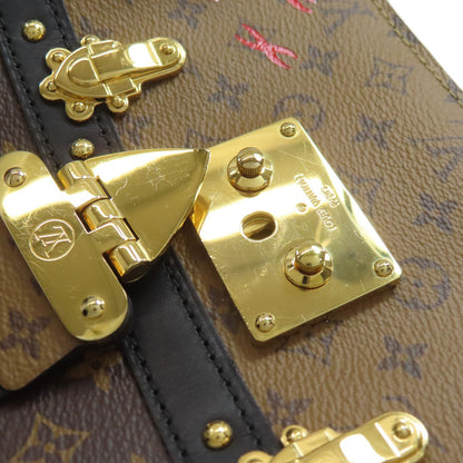 LOUIS VUITTON ルイヴィトン M43596 トランククラッチ ショルダーバッグ モノグラムリバース レディース 中古