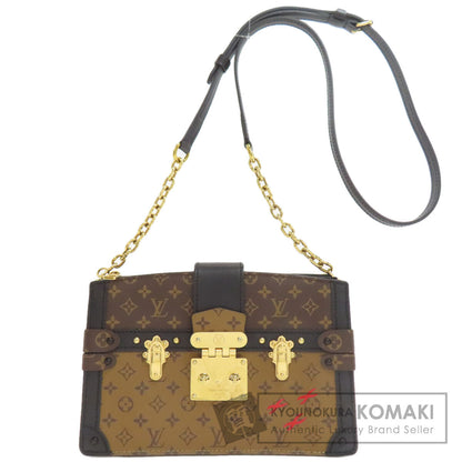 LOUIS VUITTON ルイヴィトン M43596 トランククラッチ ショルダーバッグ モノグラムリバース レディース 中古