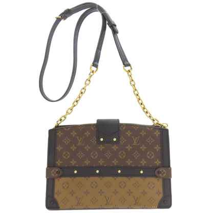 LOUIS VUITTON ルイヴィトン M43596 トランククラッチ ショルダーバッグ モノグラムリバース レディース 中古