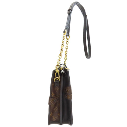 LOUIS VUITTON ルイヴィトン M43596 トランククラッチ ショルダーバッグ モノグラムリバース レディース 中古